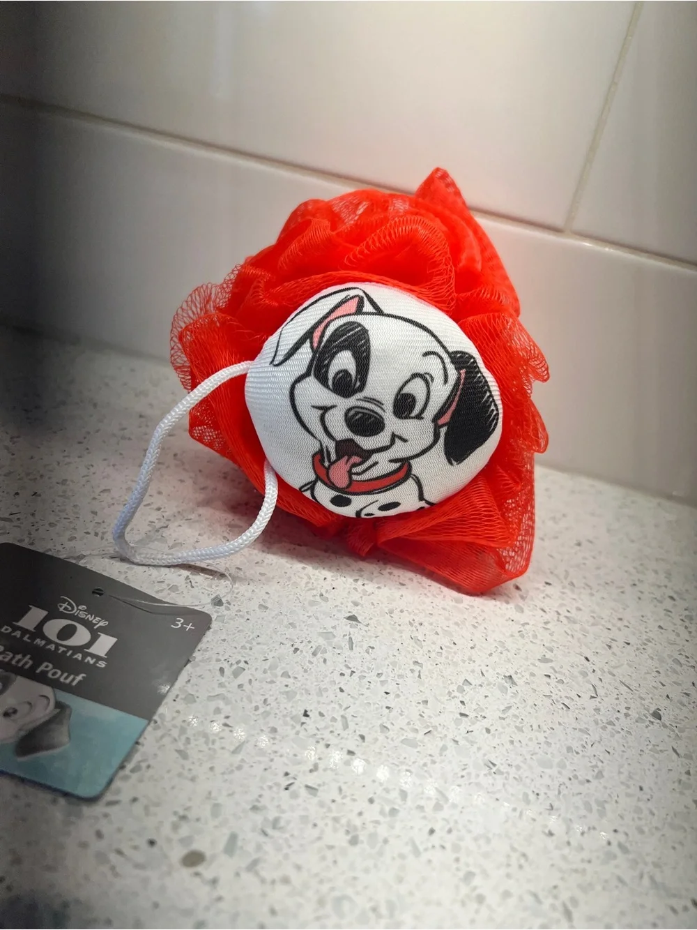 Disney Red Dalmatian Bath Pouf